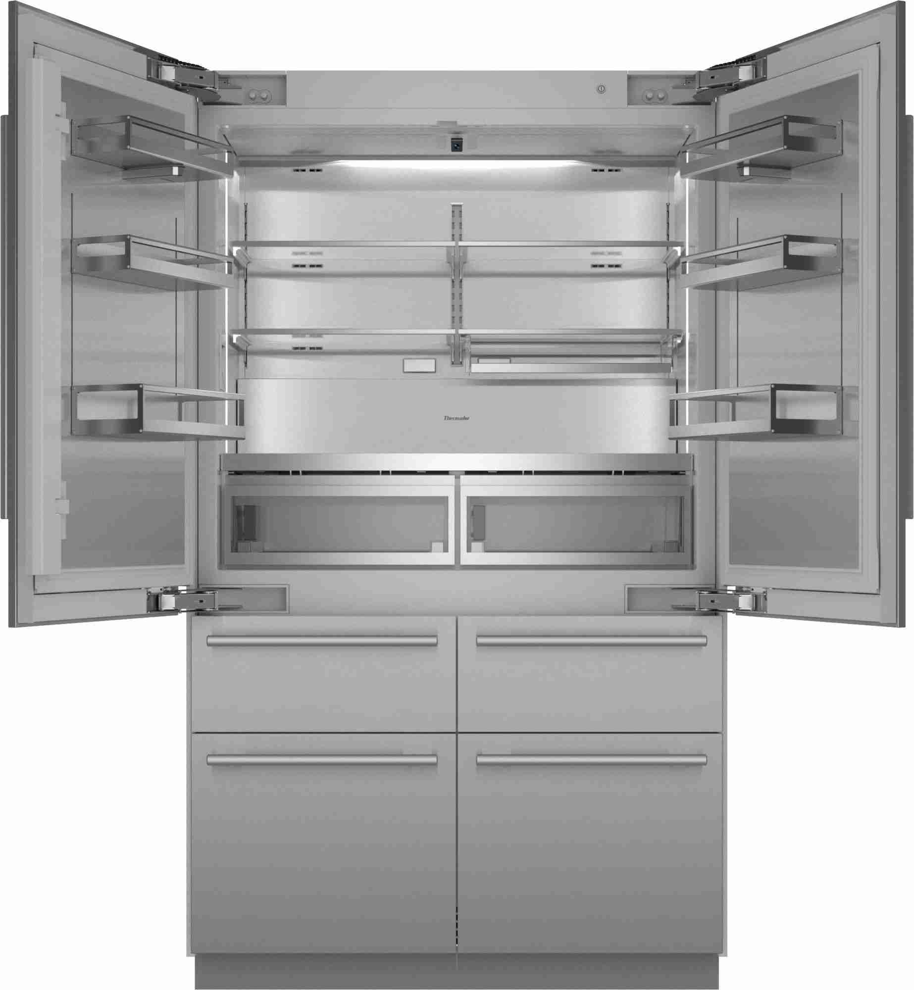 Built-in French Door Bottom Freezer Masterpiece Stainless Steel