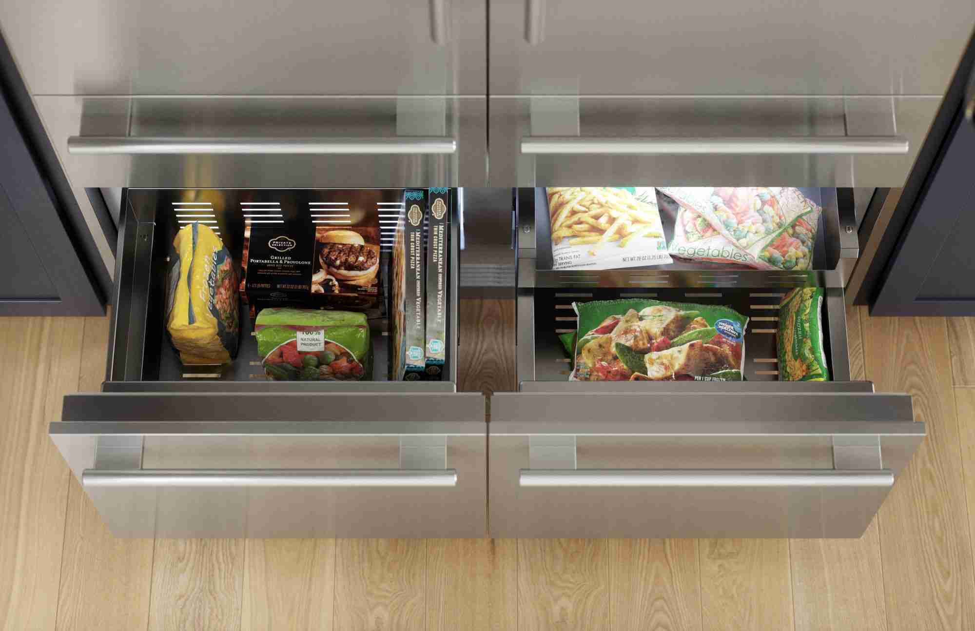 Built-in French Door Bottom Freezer Masterpiece Stainless Steel