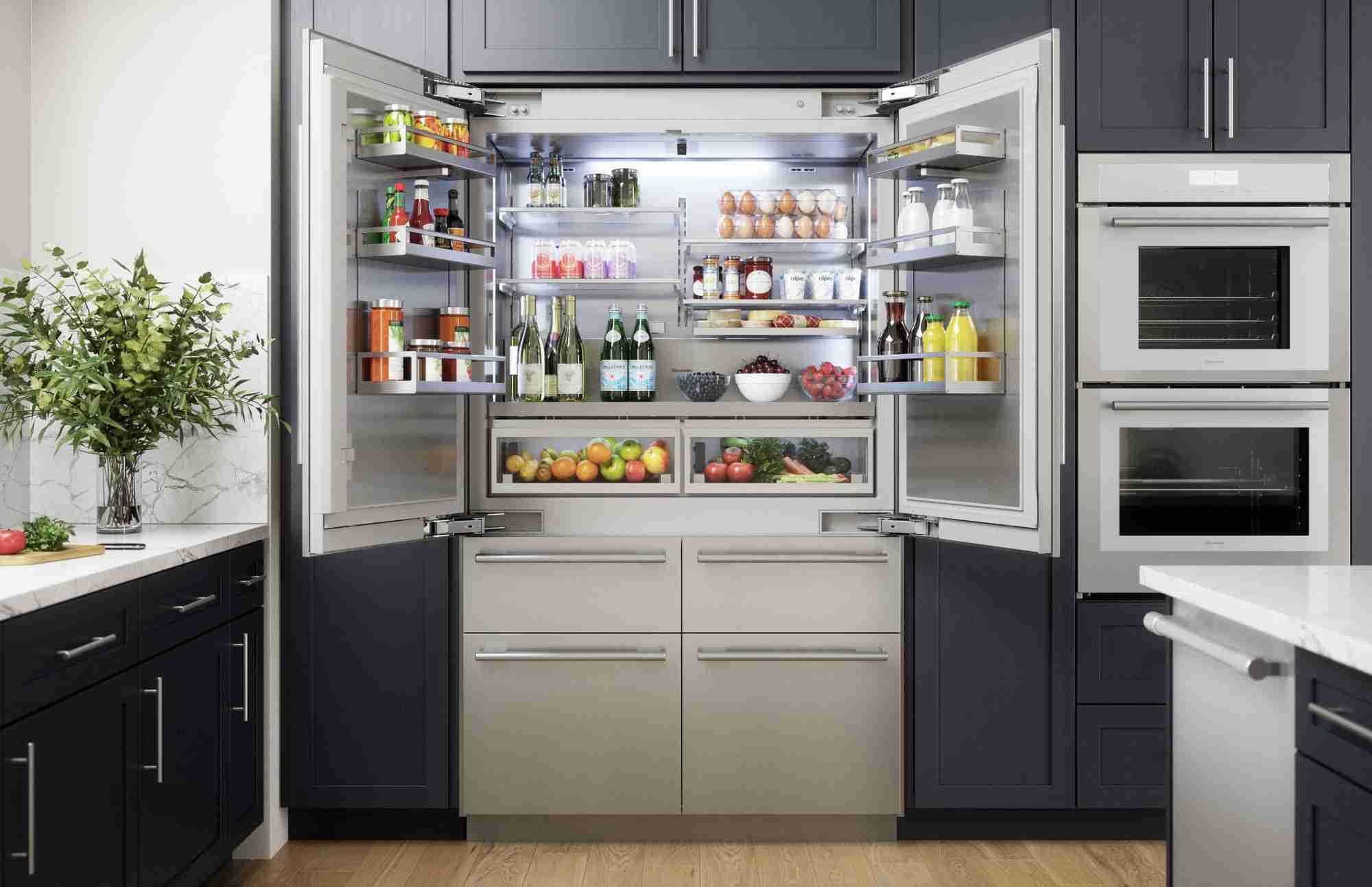 Built-in French Door Bottom Freezer Masterpiece Stainless Steel
