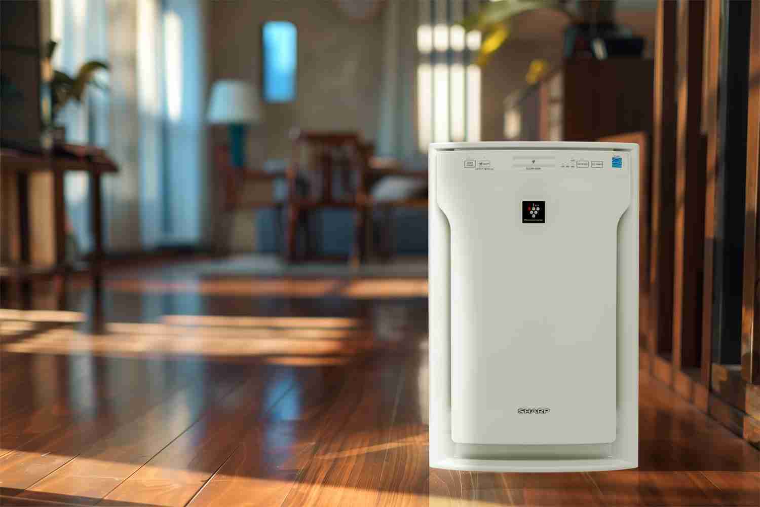 Sharp Plasmacluster Ion Air Purifier with True HEPA for Large
