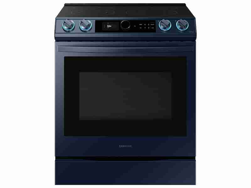 Bespoke Smart Slide-in Electric Range 6. 3 cu. ft. with Smart Dial ...