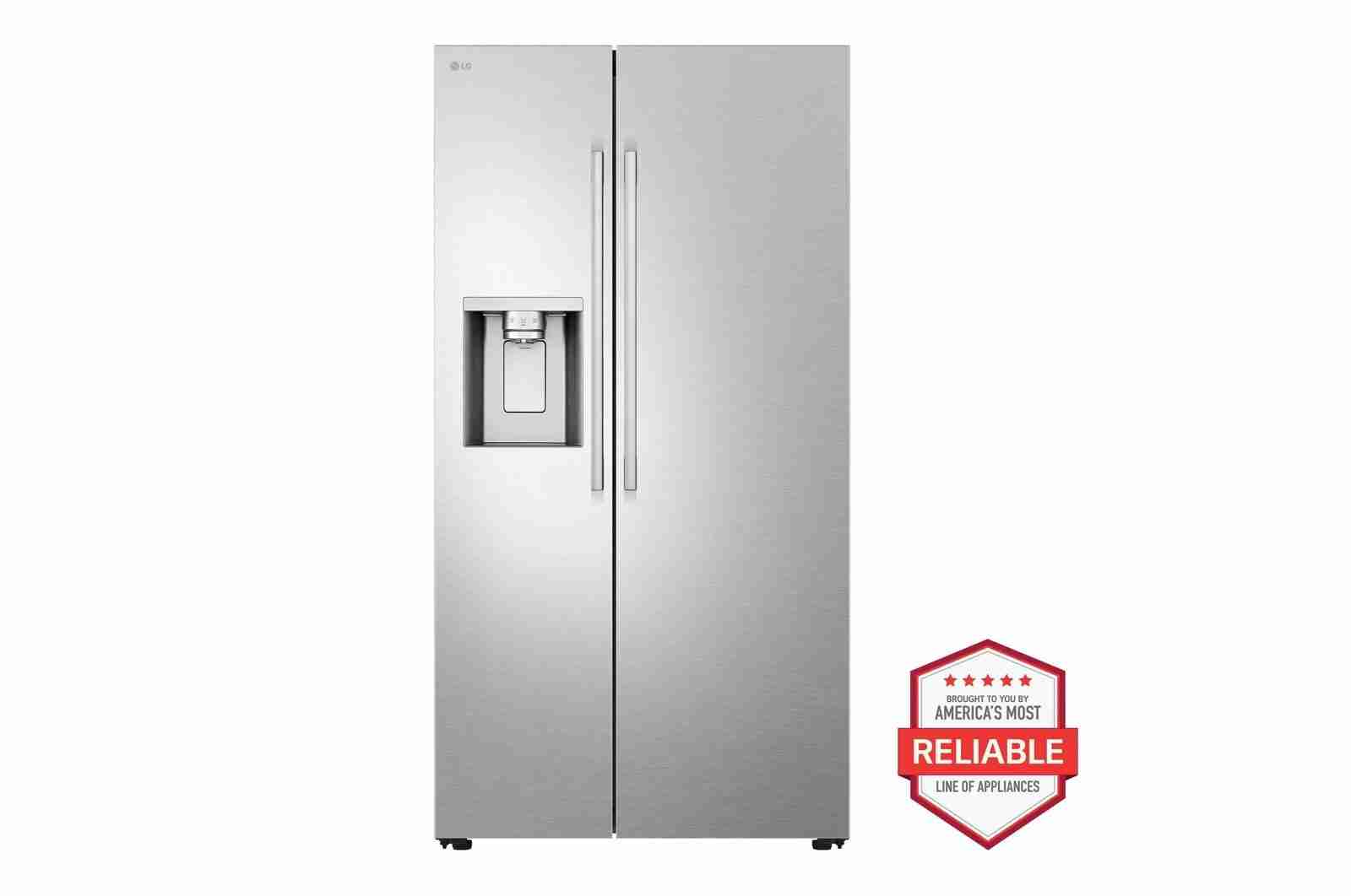 27 cu. ft. Smart Side-by-Side Refrigerator with Smooth Touch Ice ...